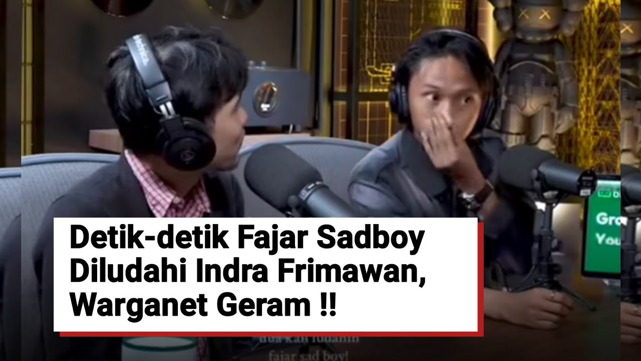 Detik-detik Fajar Sadboy Diludahi Indra Frimawan, Warganet Geram !!