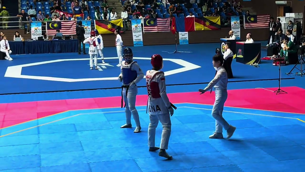 2025ASIAN JUNIOR,CADET&PARA TAEKWONDO CHAMPIONSHIP KUCHING,SARAWAK,MALAYSIA|ARJUNA P.D.S(INA VS KUW)