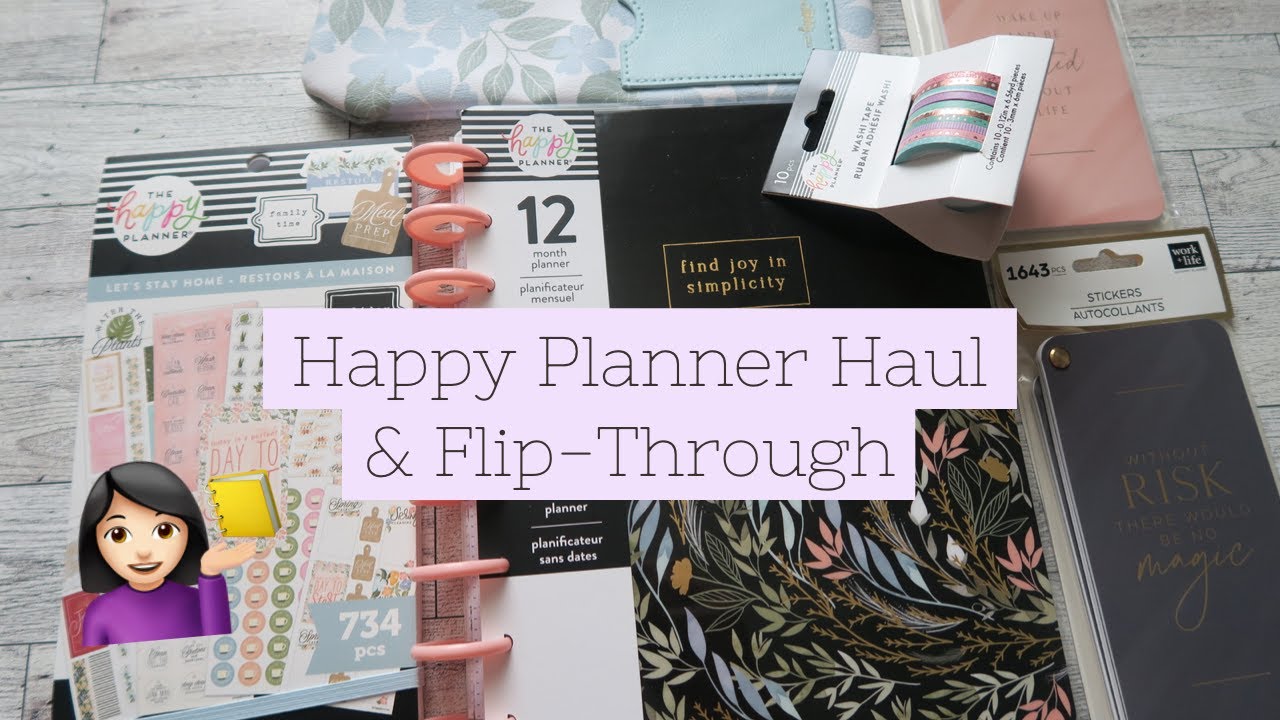 📒 NEW Happy Planner Haul & Flip-Through Of The Homebody Planner 😍 | Simply Rose Lynne