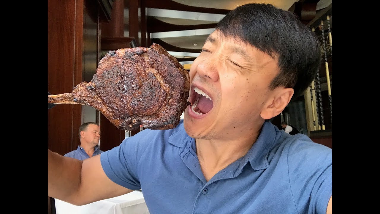 $100 Wagyu TOMAHAWK Steak! BEST Steak in New York City!