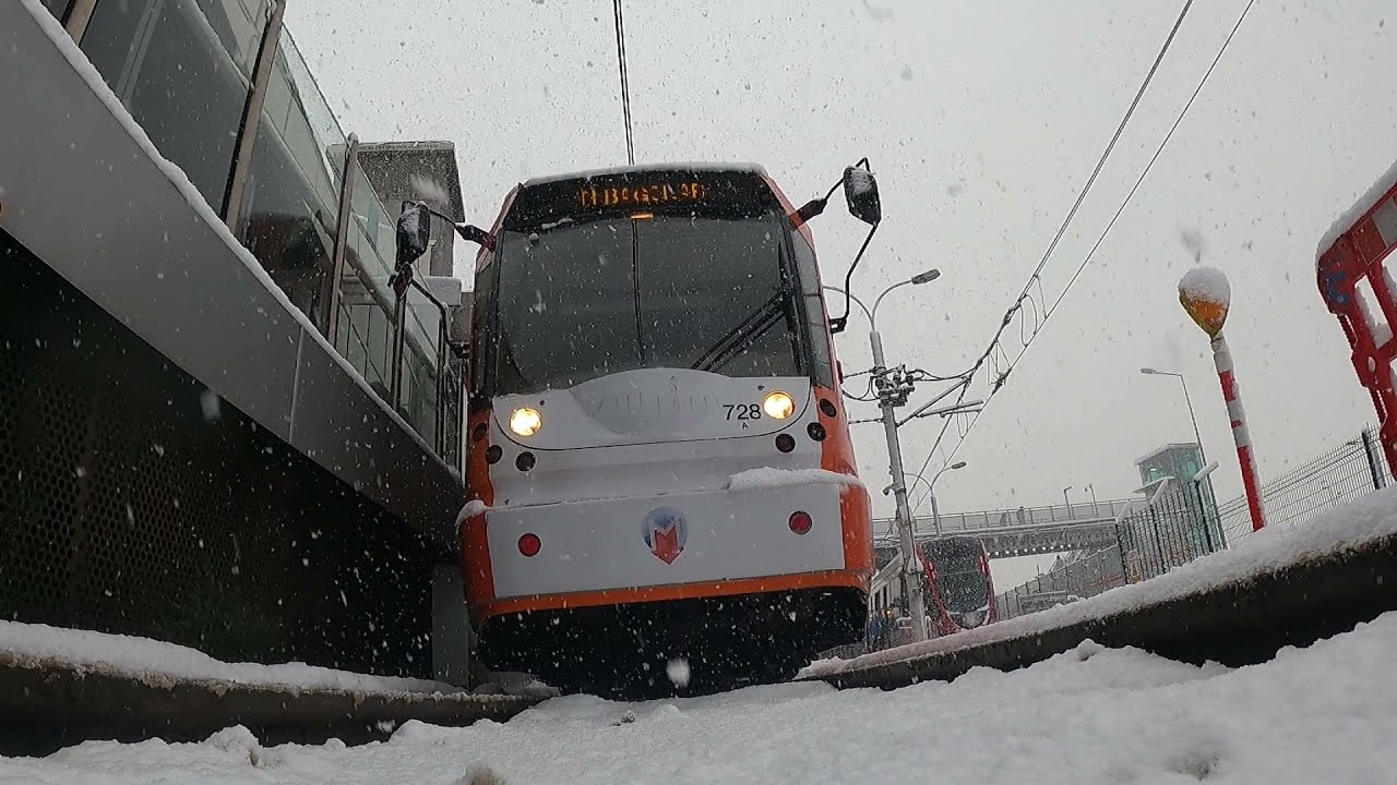 T1 Bombardier Tramvay Aracı Alt Çekim