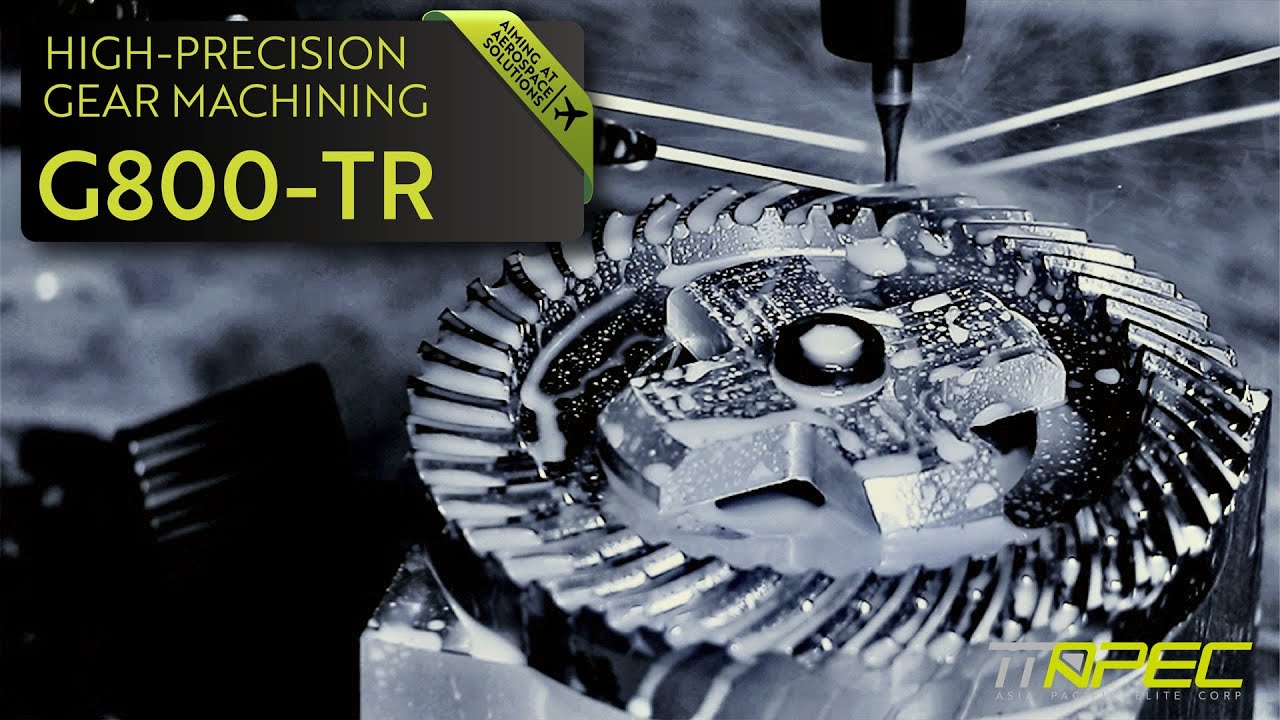 TTAPEC G800-TR 5-Axis CNC in Action | Gear Machining