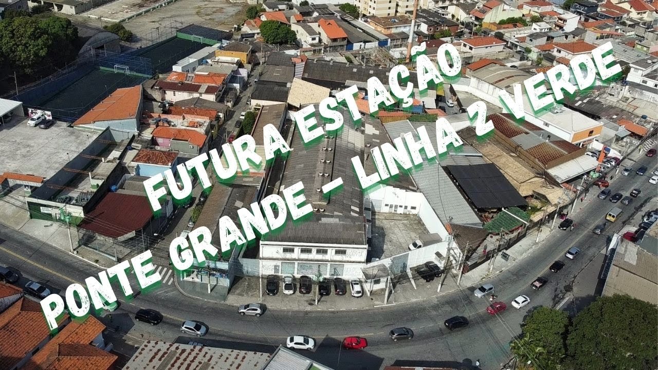 Futura Estação Ponte Grande do Metrô - Linha 2 Verde I #dronesampa
