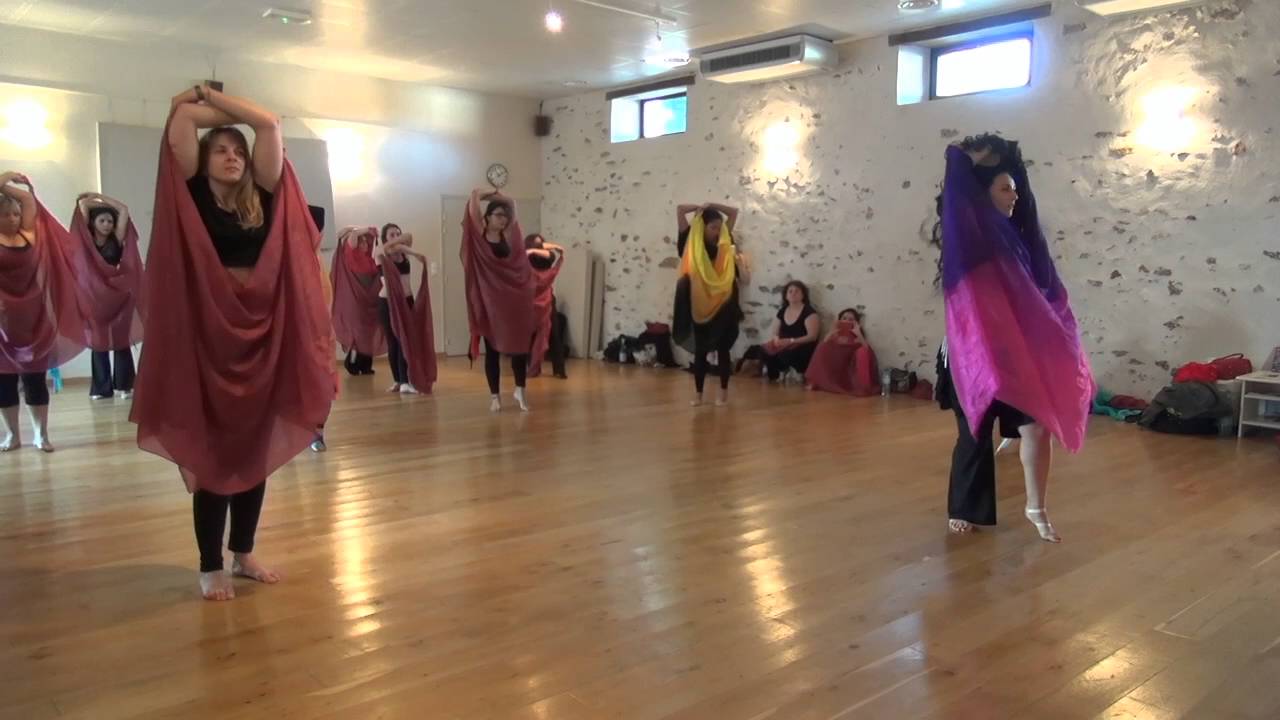 more 50000 views Fériel Rodriguez oriental dance Silk veil emotions France breaking free music