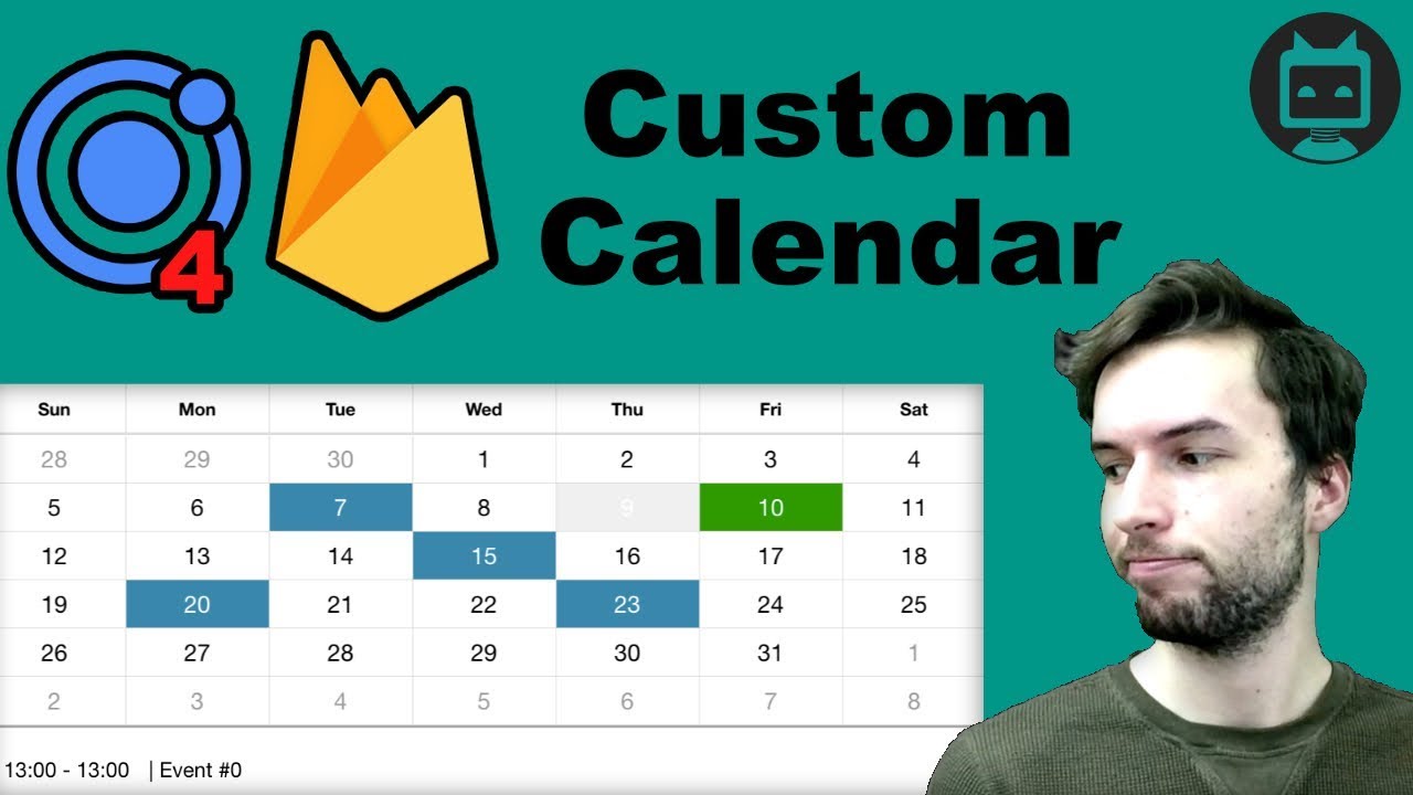 Ionic 4 Custom Calendar Tutorial