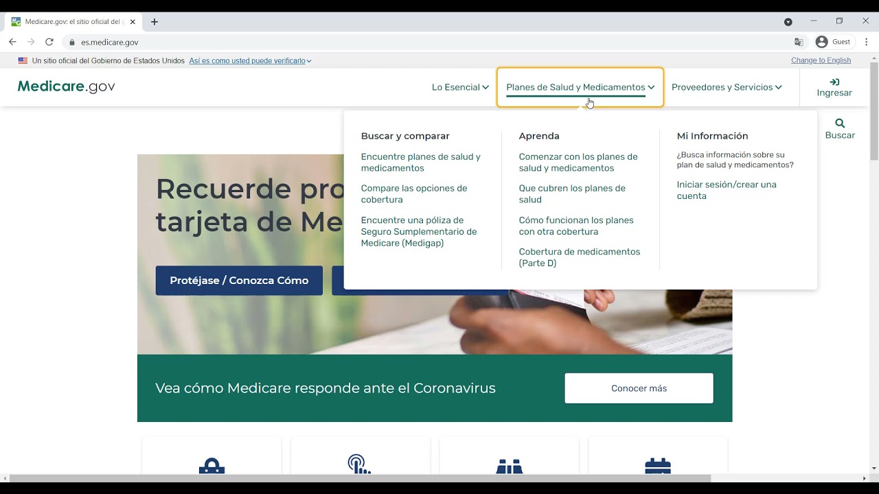 Introducci&oacute;n a Medicare.gov (Introduction to Medicare.gov)