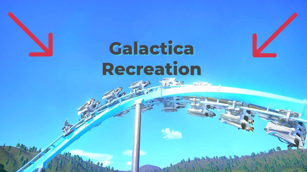 Planet Coaster Galactica Recreation (Alton Towers)
