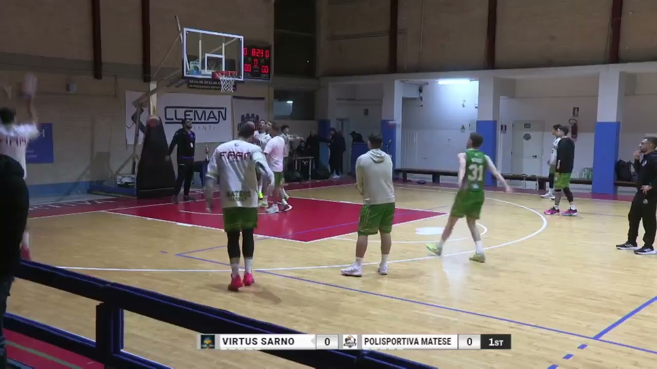Finale Coppa Campania 2025 Serie C – Virtus Sarno vs Polisportiva Matese | 21 Dicembre 2025 🏀