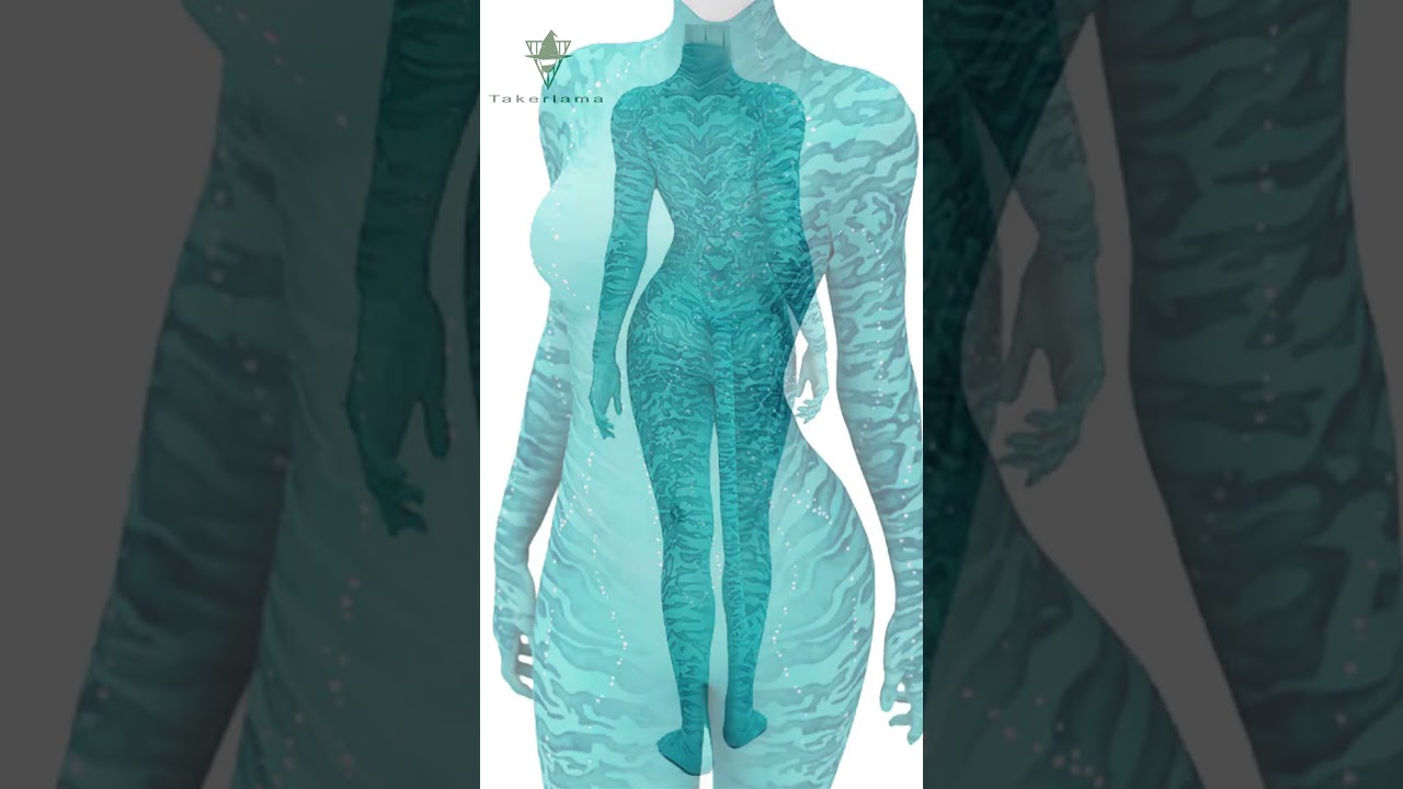 #Takerlama Avatar 2 The Way of Water Cosplay Costume 3D Print Jumpsuit Takerlama