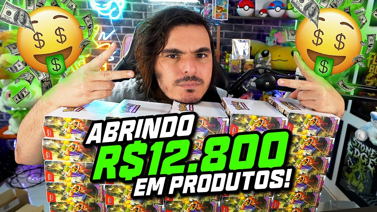 LOUCURA! ABRI R$12.800 EM PRODUTOS DE CARTA POKÉMON! MEGA UNBOXING, 40 Booster Box SV2 - TIUSAM