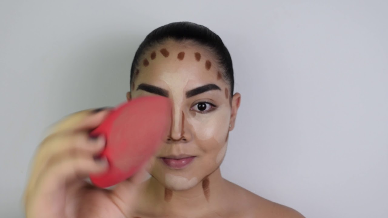CONTORNO EN CREMA - CÓMO SE APLICA- CÓMO SE DIFUMINA-  TEFYHOYOS MAKEUP