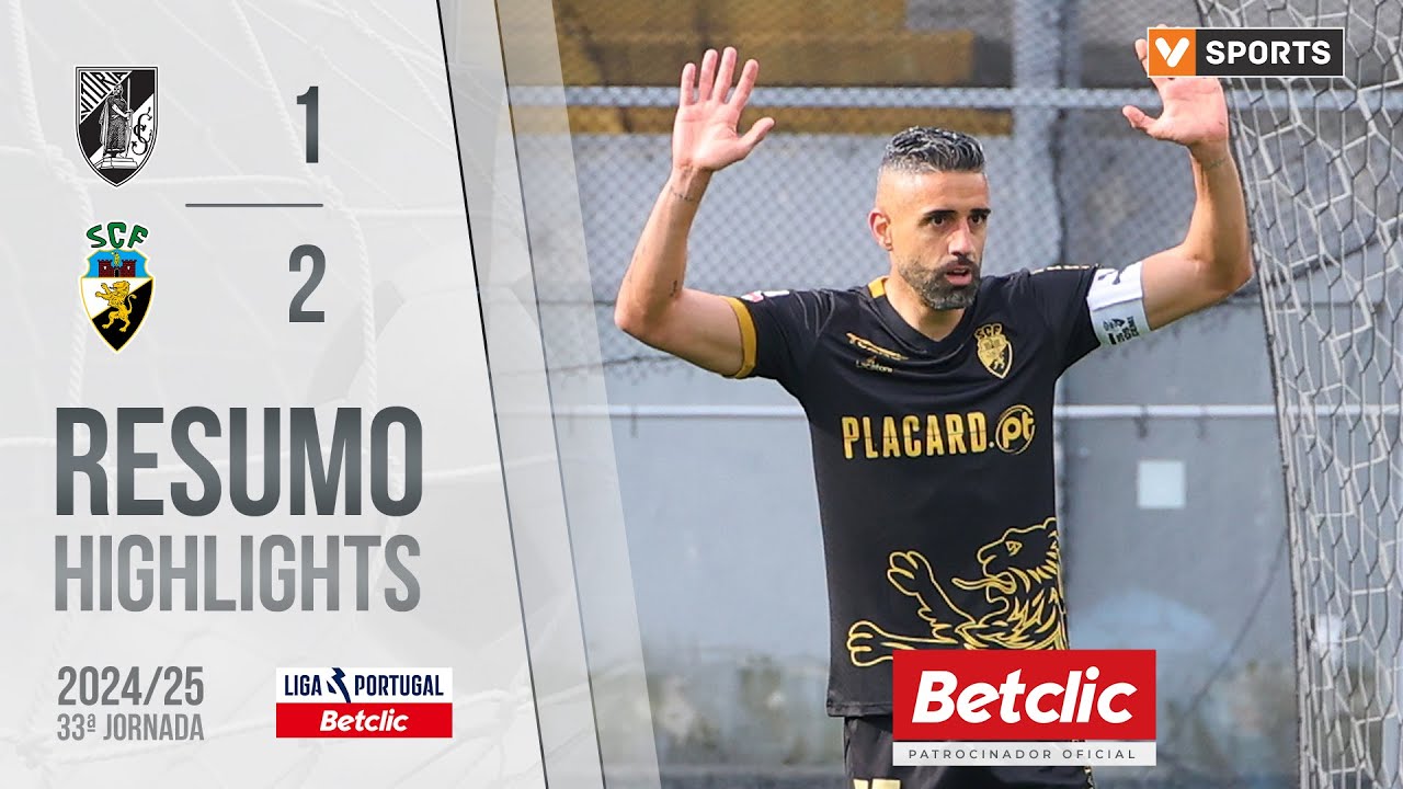 Resumo: Vitória SC 1-2 Farense (Liga 24/25 #33)