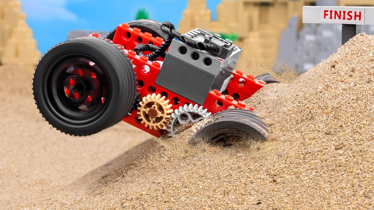 LEGO TECHNIC Car Sand Off-Road Car Challenge Lv1-Lv4 | FM Lego Technic