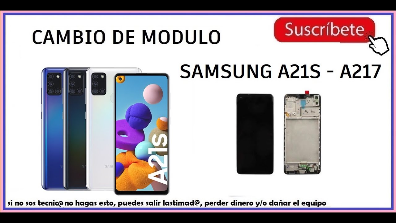 ❤📲 Cambio de Modulo Samsung A21s #sanmar Como desmontar y cambiar la pantalla de un #Samsung a217