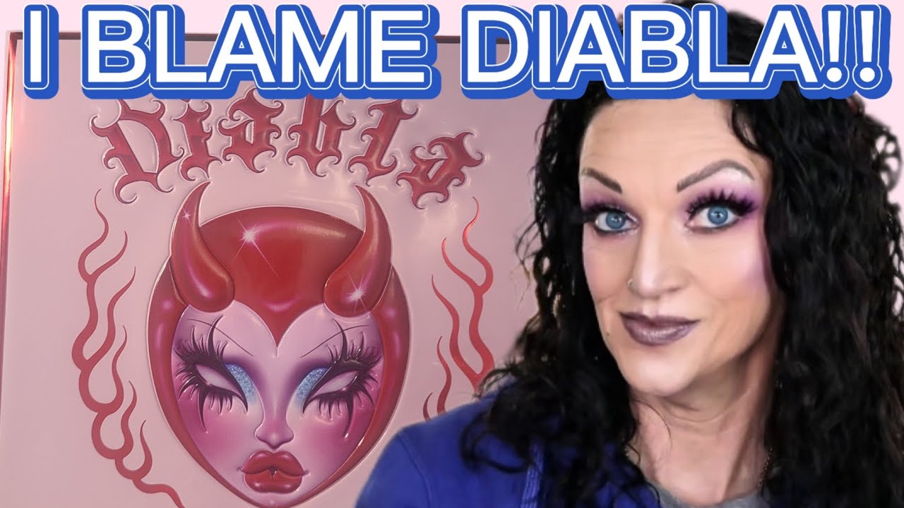 I BOUGHT THE BLEND BUNNY x DIABLA PALETTE… DO I REGRET IT? 😈🔥 | GRWM