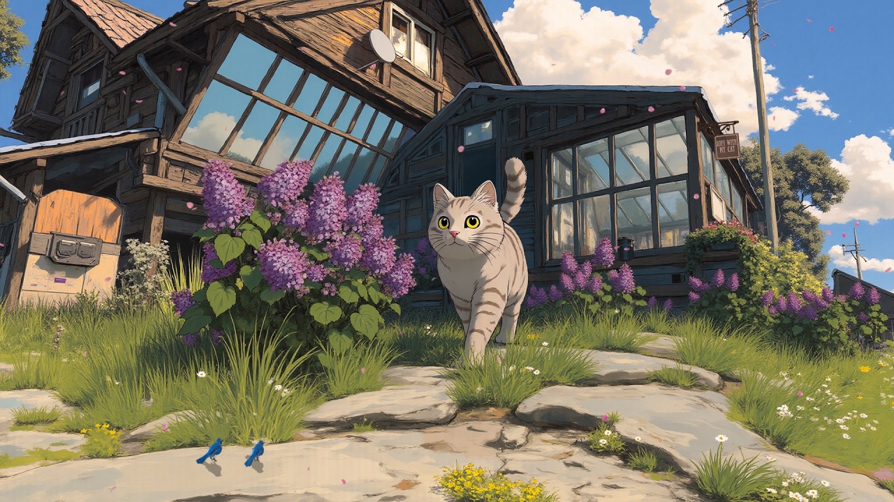 Spring Breeze Lofi 🌸✨ Cozy February Beats for Work, Study & Reading a Book in Peace