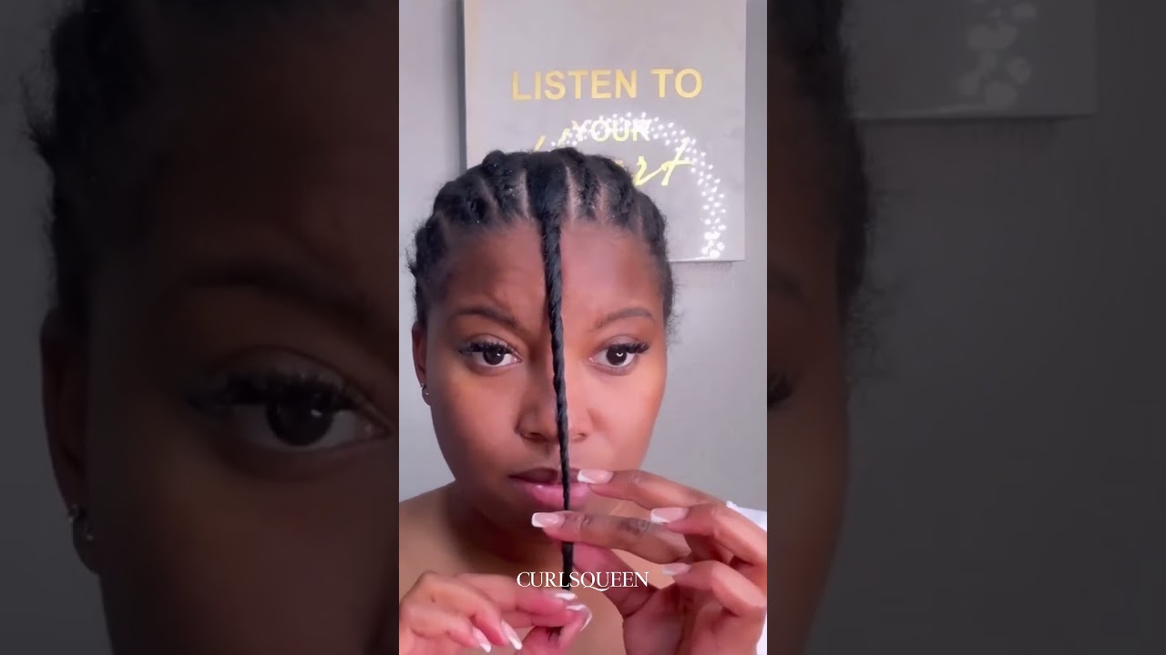 How to install clipins with minimal leave out & braid to make it come out super natural?🤔|CURLSQUEEN
