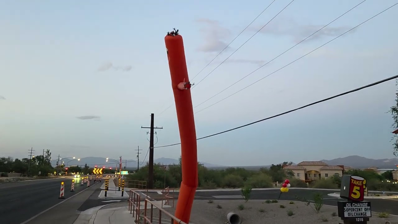 sky puppet rented by oil change 5