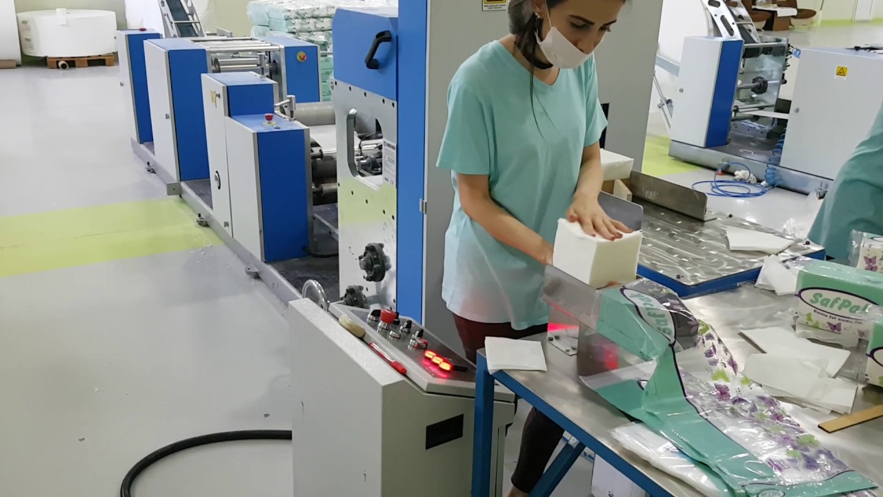 Peçete makinası.napkın machine