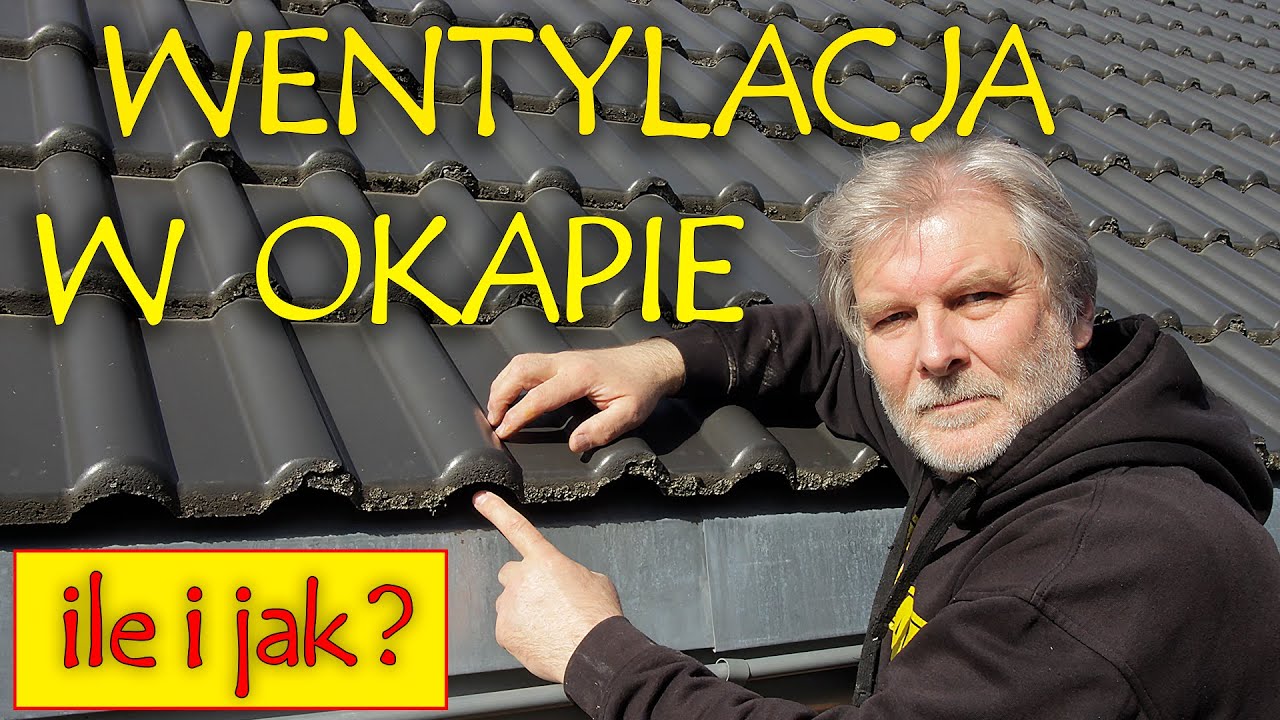 Spotkanie 026. Wentylacja w okapie dachu. Szczelina wlotowa w okapie.