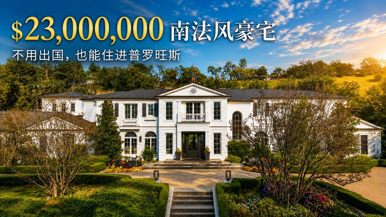 深度开箱 $2300万美金 洛杉矶私密明星社区 轻法式庄园度假别墅 自家葡萄园可酿造葡萄酒？！Hidden Hills