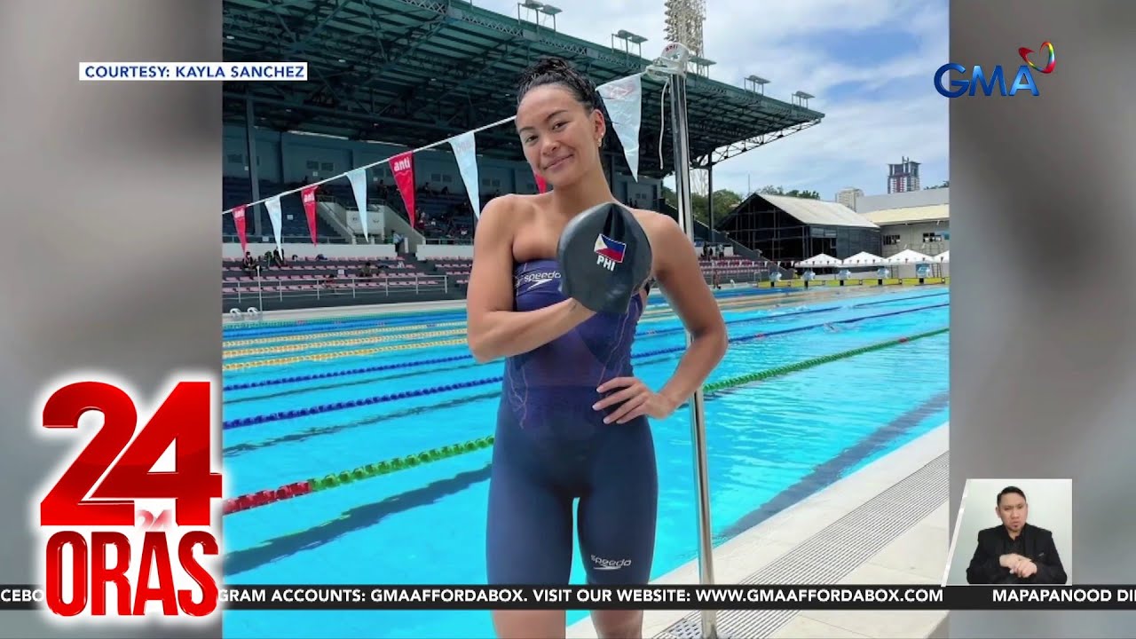 Kayla Sanchez, pasok na sa semi-finals ng Women's 100M Freestyle | 24 Oras