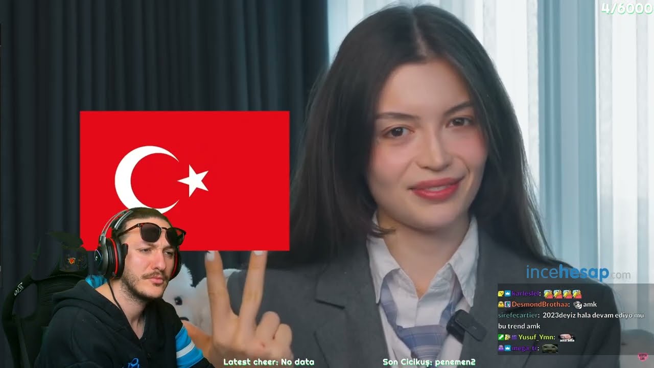 Toqtir Meryem Can'ın okul yemekleri denediği videosunu izliyor 1/2