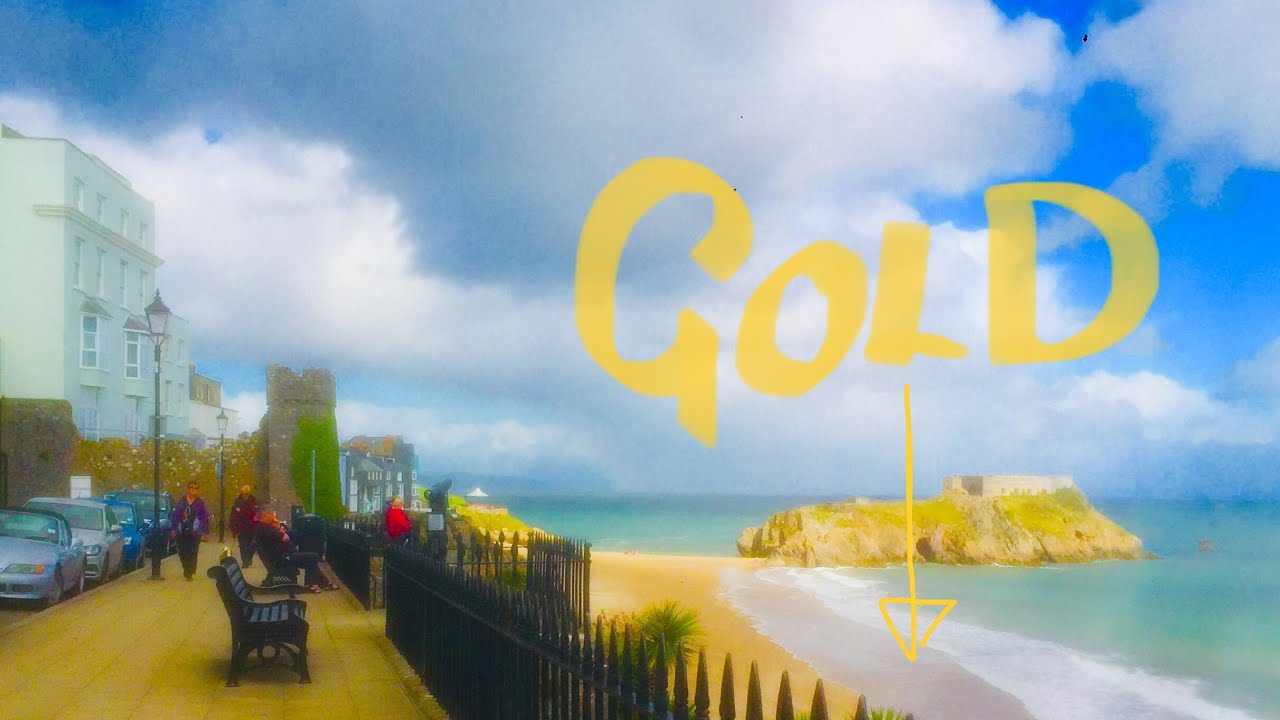 Ctx 3030 gold ring on Tenby beach 😘🏴󠁧󠁢󠁷󠁬󠁳󠁿