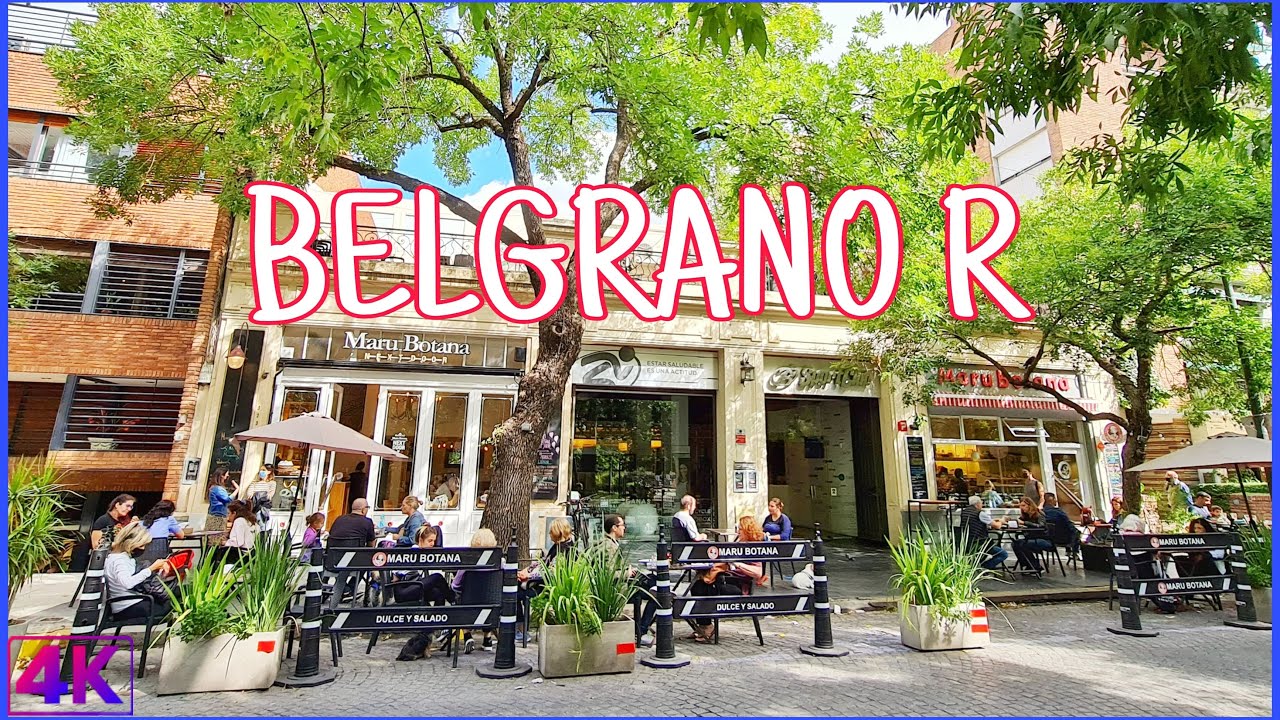 【4K】Buenos Aires, Argentina - BELGRANO R, un BARRIO HISTÓRICO de BUENOS AIRES