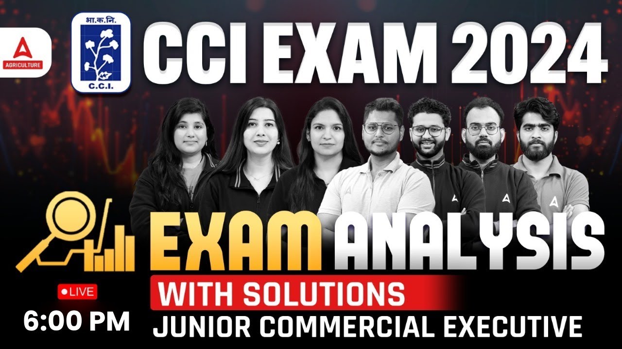 CCI Exam Analysis 2024 | CCI Junior Commercial Executive Analysis | CCI Answer Key 2024