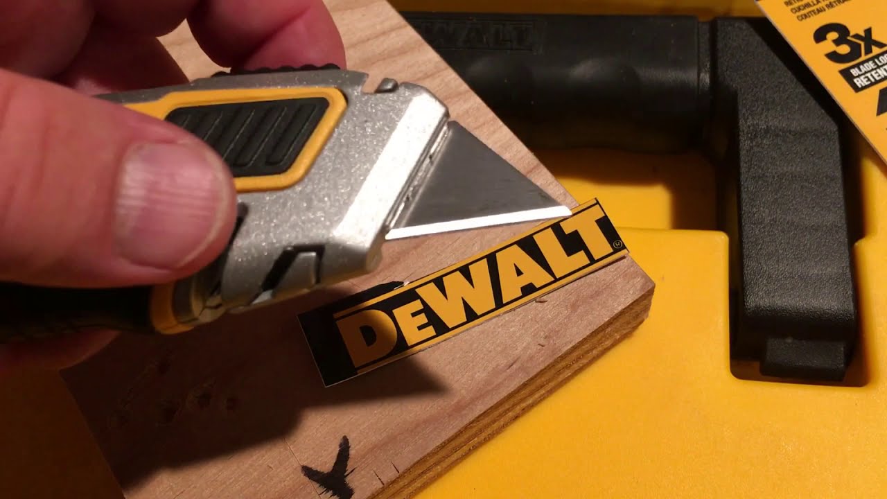 DeWALT Retractable Blade Utility Knife is awesome!