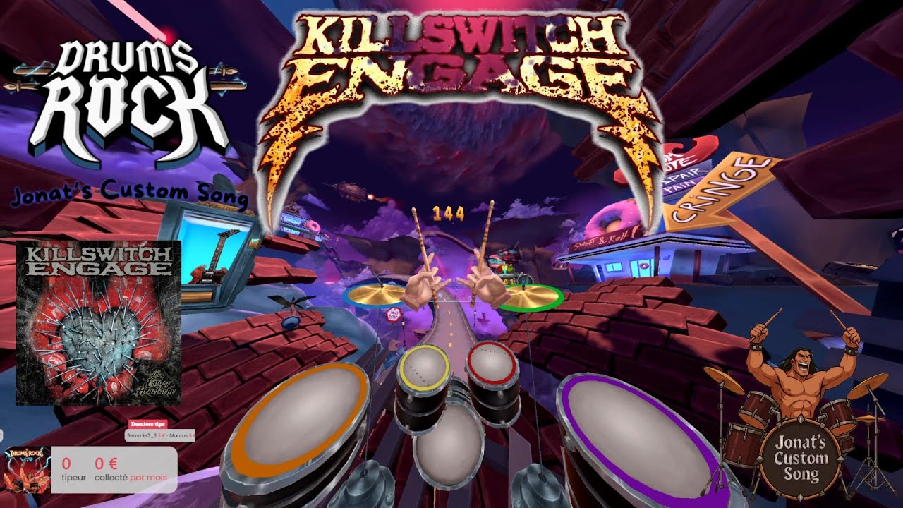 Killswitch Engage – The End of Heartache | Emotional Drums Rock VR Drum Cover (Medium Hard Extreme)