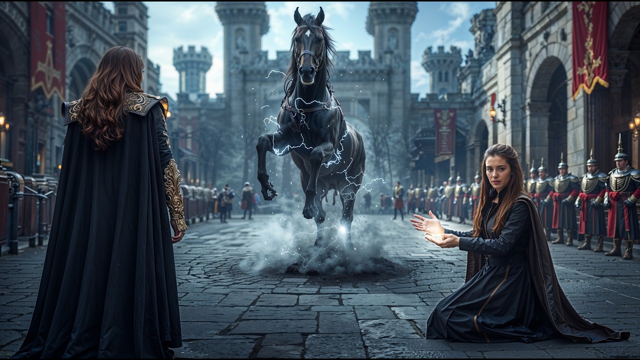 When the Omega Girl Saved the Alpha King's War Horse — the Entire Court Fell Silent.