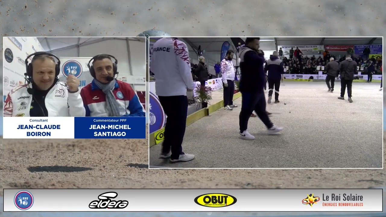 PPF Tour 2024 Sète International TOP 1000 128ème de Finale Equipe SUCHAUD contre équipe BONETTO