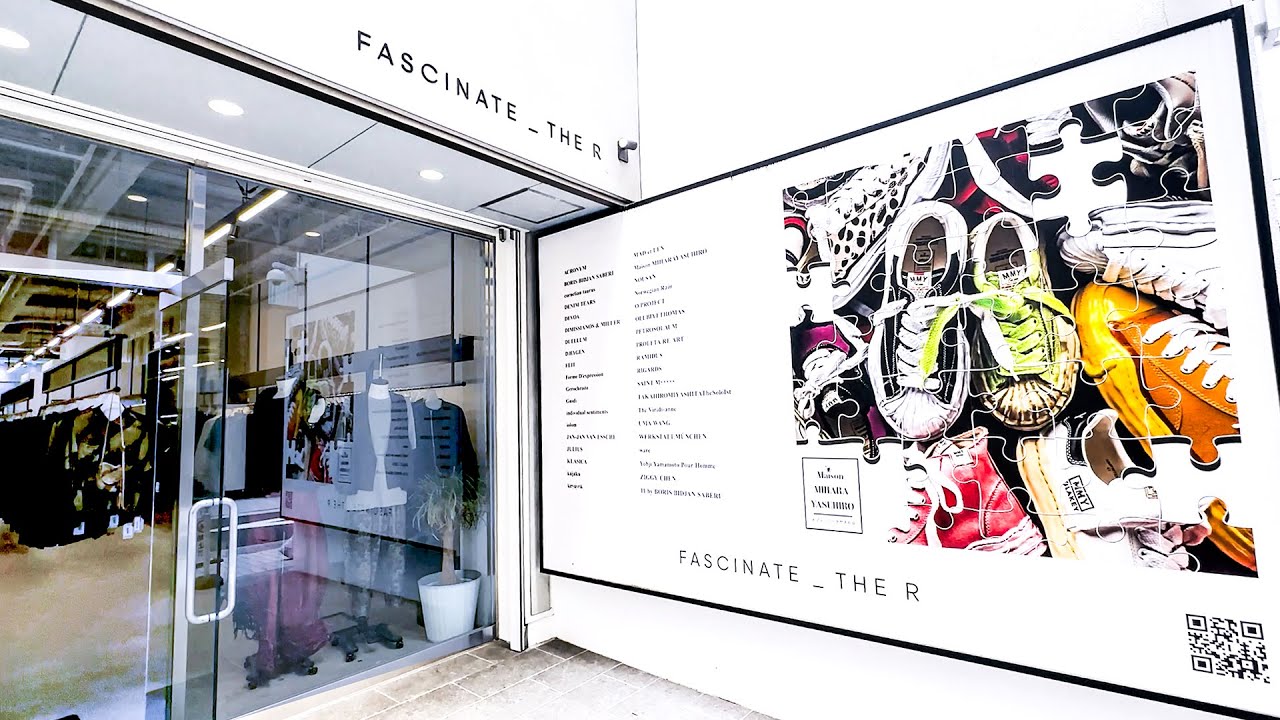 【 FASCINATE _THE R 】 A Select Boutique in the Heart of Shinsaibashi, Osaka / 大阪・心斎橋に位置するセレクトショップ