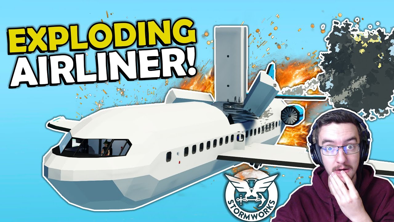 Fully DESTRUCTABLE Airliner! - Stormworks Search and Destroy