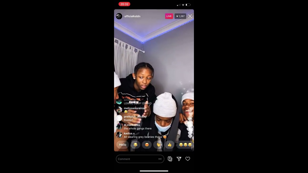 KS LDN,ASMXLLS AND THE MANDEM ON IG LIVE VIOLATING LEE SMMS😬 (PT1)