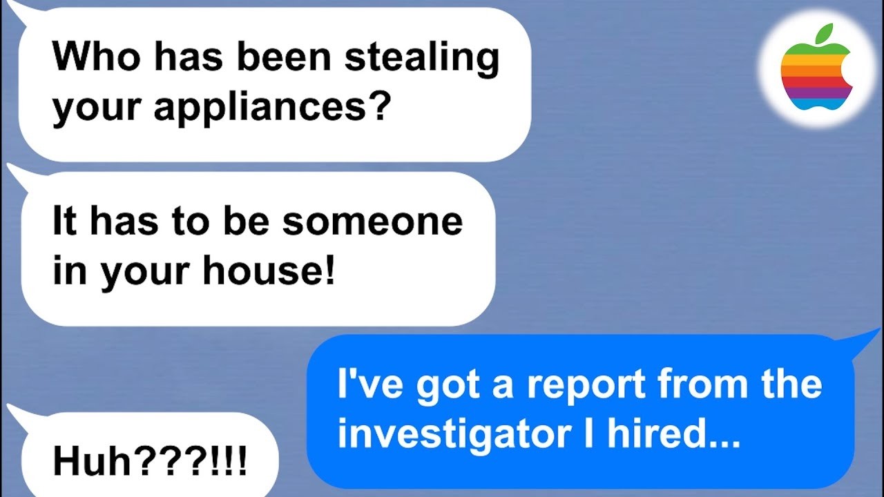 【Apple】Things are vanishing from our house, and the thief is a family member... Guess who!