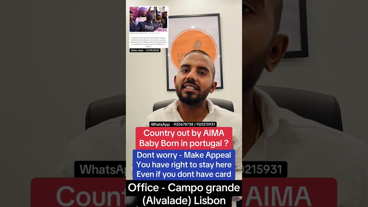 Country out by AIMA ? Baby Born in portugal ? Live Portugal By Harry | Advocate Harry | Portugal