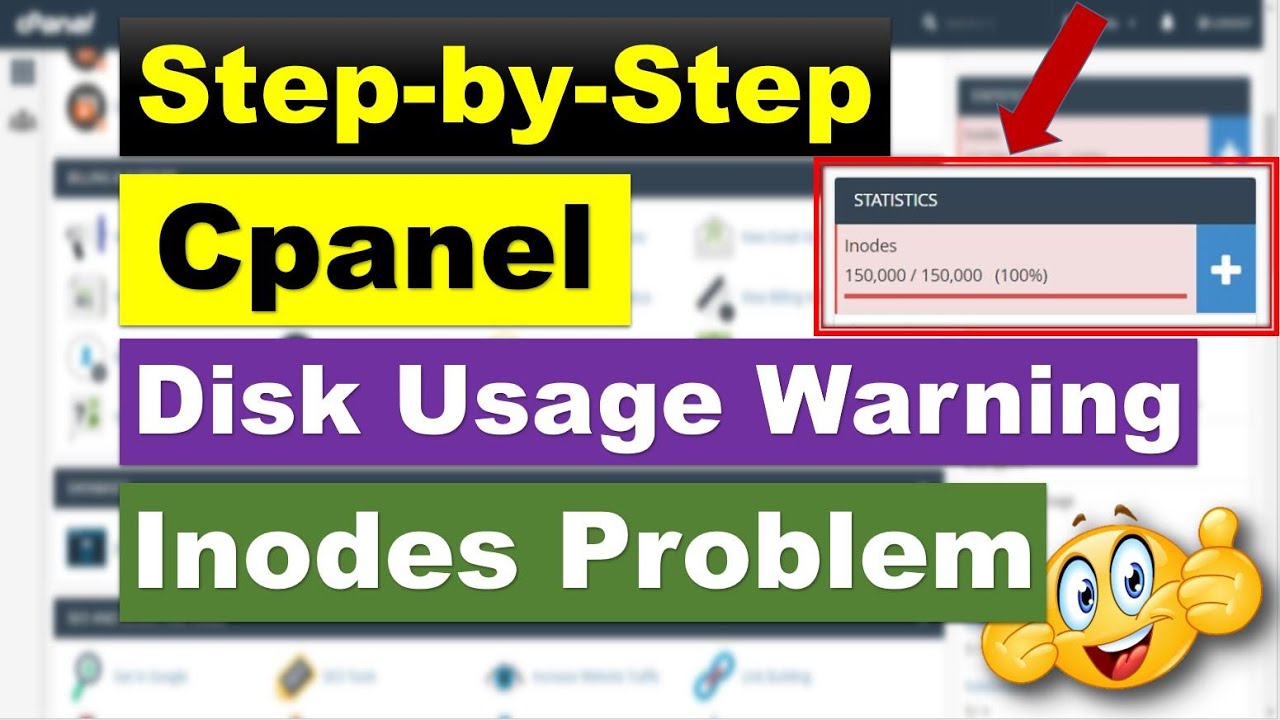 Cpanel - Disk Usage Warning & Inodes Problem |How to Reduce or Control [Urdu/Hindi/English Captions]