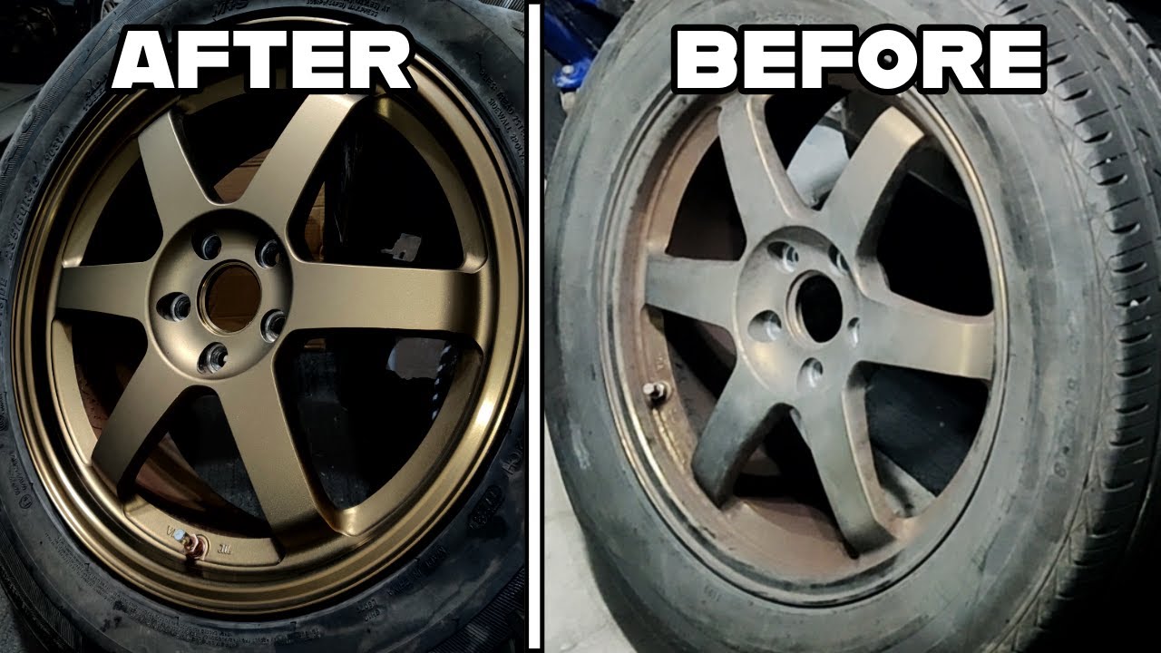 HOW TO RESTORE AND REFRESH YOUR WHEELS CHEAP!!! (RAYS TE37 EDITION)