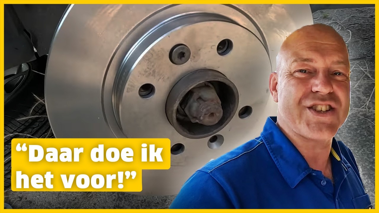 ROBERT repareert een verkeerd gemonteerde remschijf! 🛞 | ANWB Wegenwachtvlog