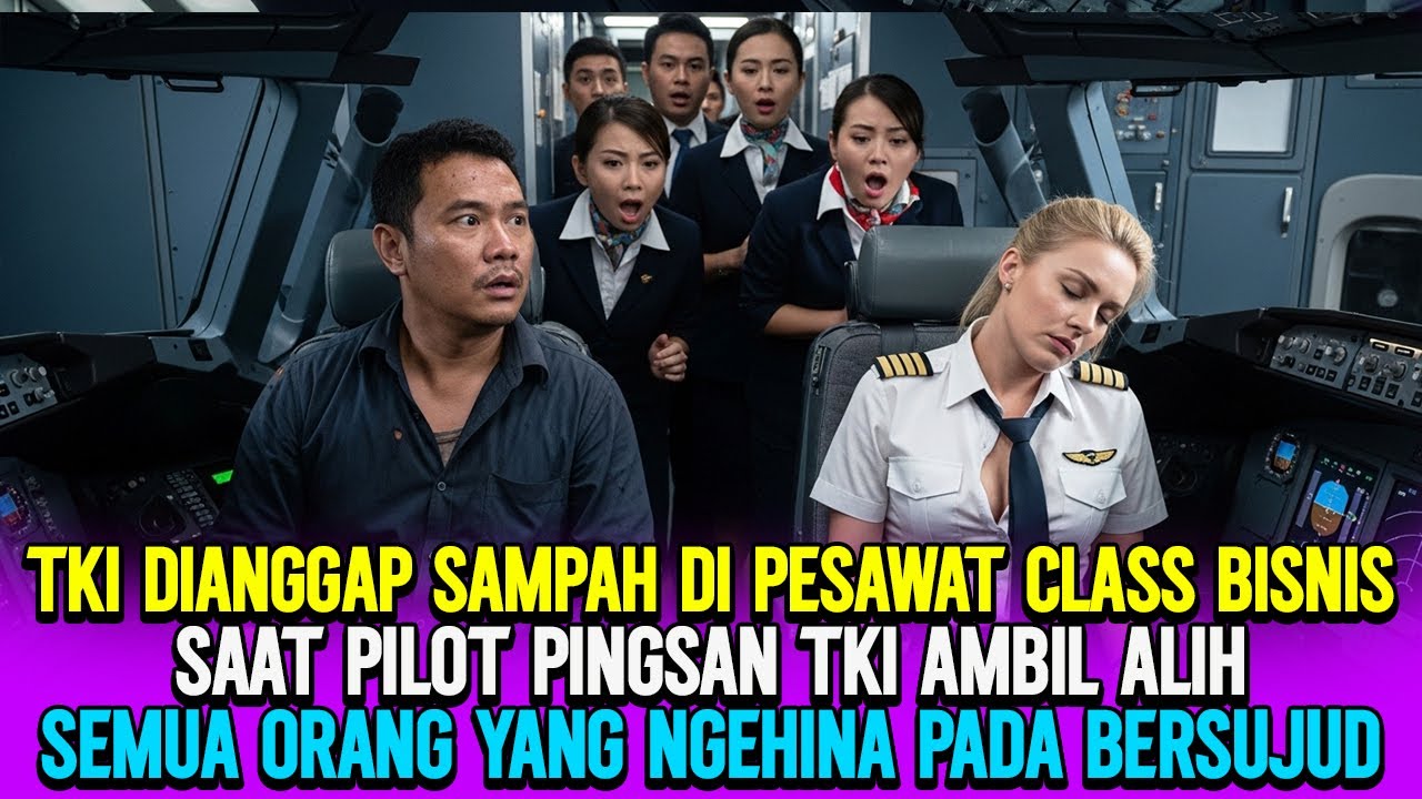 TKI DIANGGAP SAMPAH SAAT DIPESAWAT CLASS BISNIS KETIKA PESAWAT ADA KERUSAKAN PILOT PINGSAN TKI MAJU