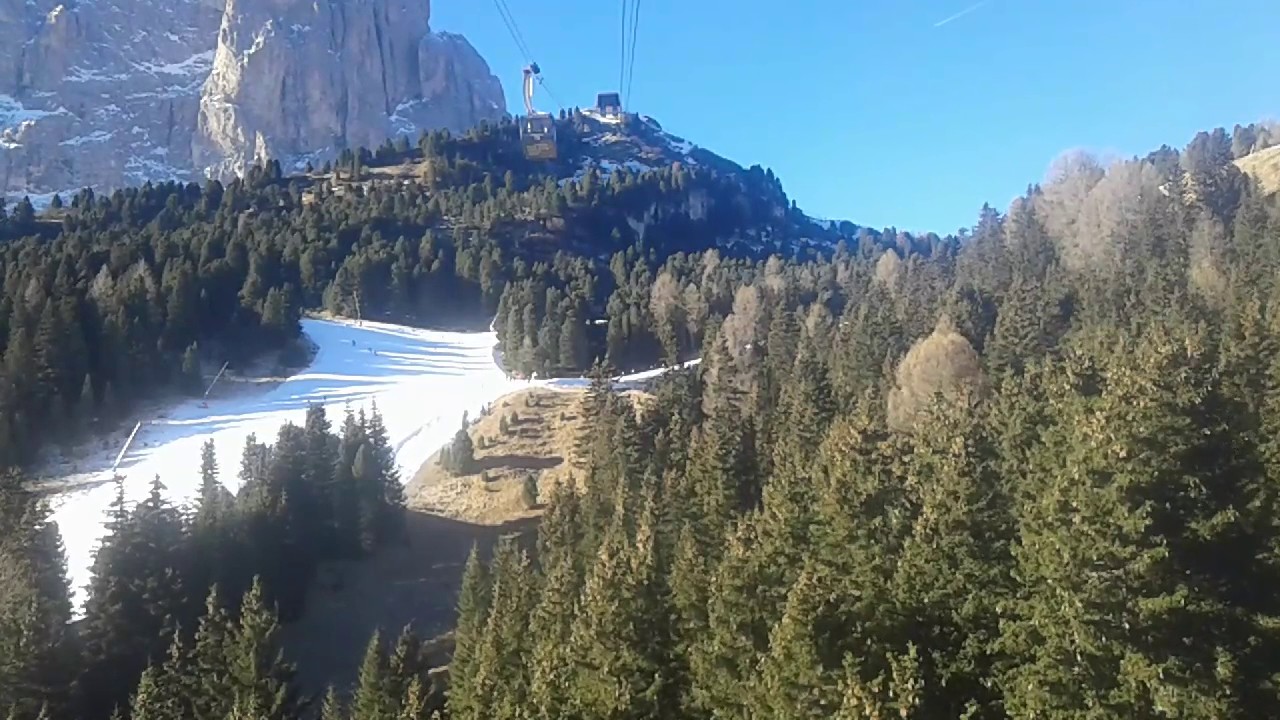 Risalita integrale funivia Piz Sella