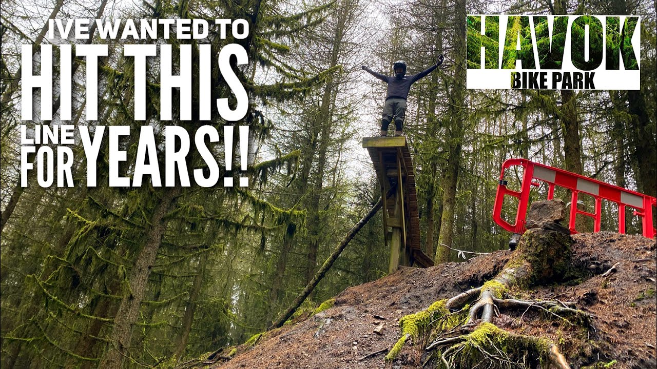 HITTING BIG FREERIDE LINES AT HAVOK BIKE PARK!! ☠️