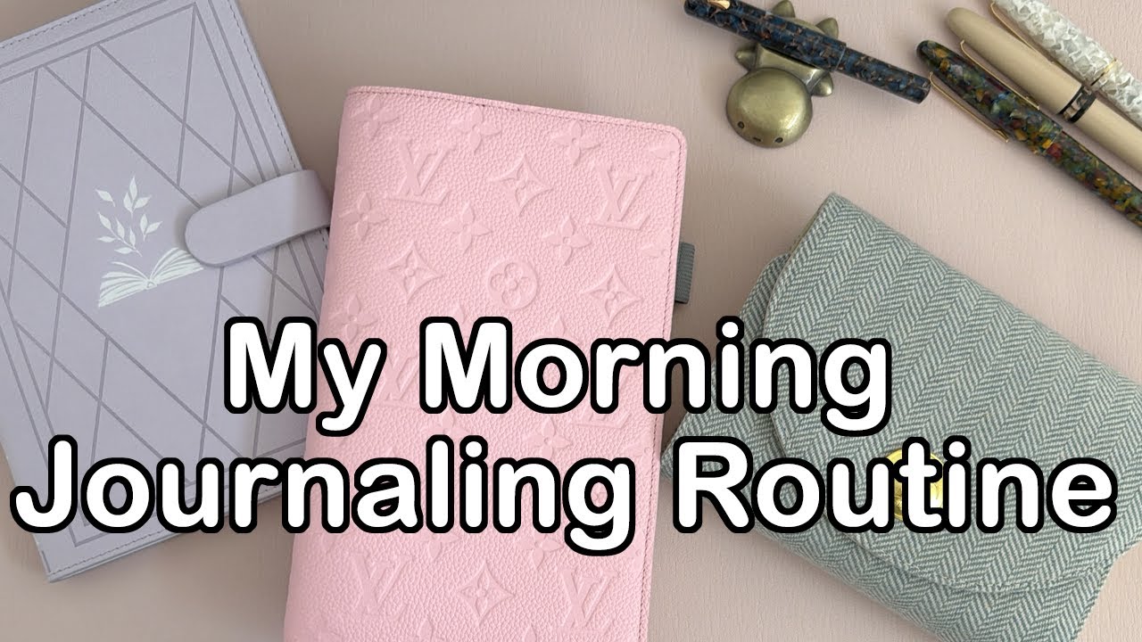 My Morning Journaling Routine | Hobonichi 5-Year Diary, Sterling Ink A5 Slim & Archer & Olive
