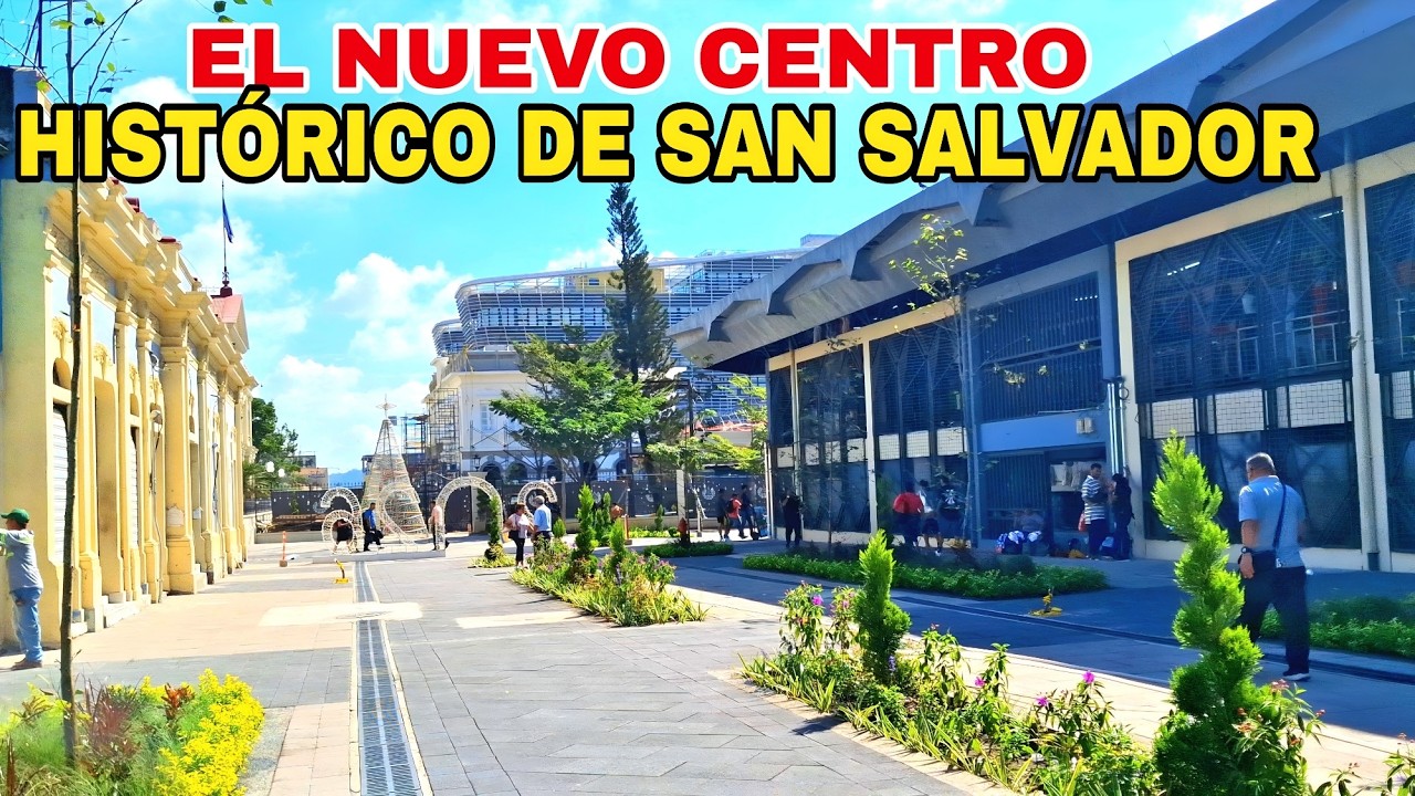 ASI ESTA EL NUEVO CENTRO HISTÓRICO DE SAN SALVADOR. #elsalvador