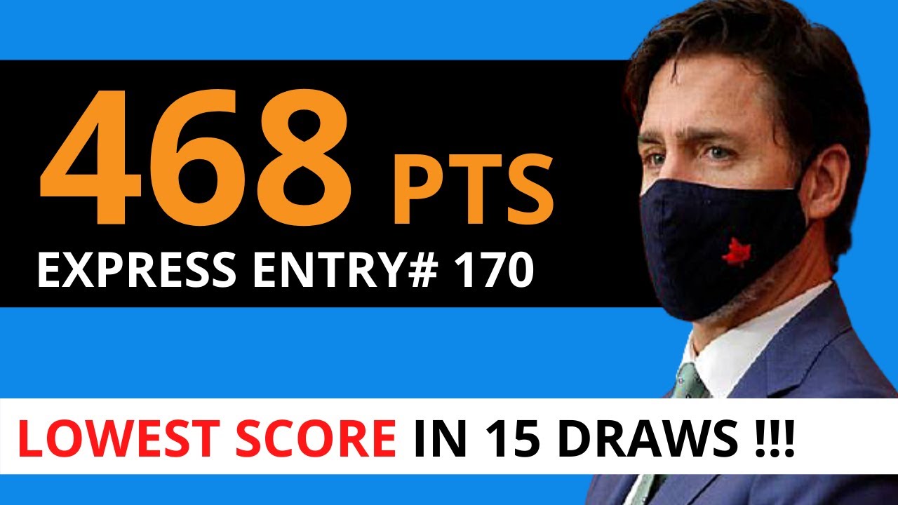 EXPRESS ENTRY DRAW 170 - Lower CRS score - Canada Immigration getting easier !