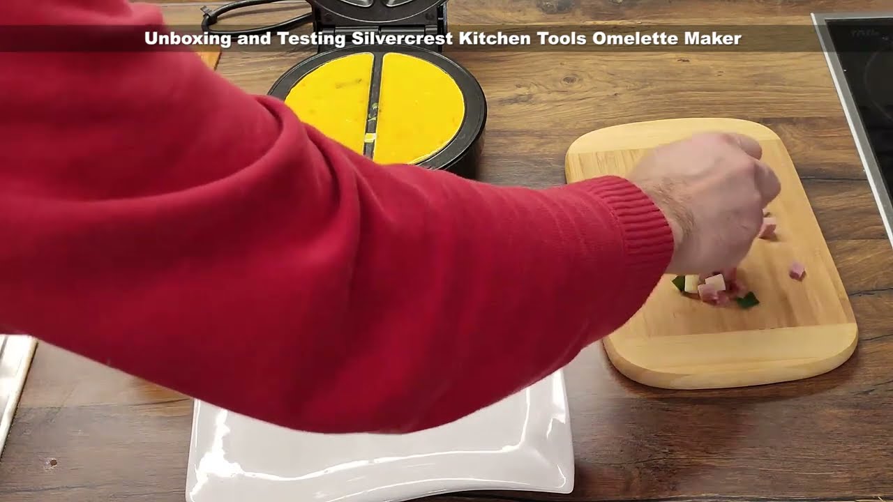 Unboxing and Testing Omelette Maker Silvercrest Kitchen Tools - Bob The Tool Man