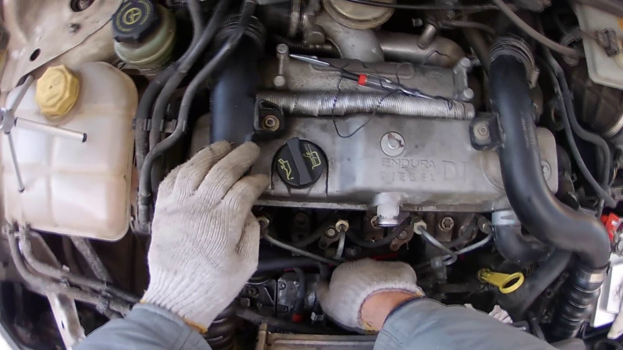 Замена свечей накала Ford Transit Connect